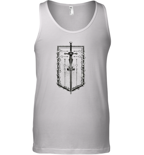 Even In Arcadia Damocles Crest Flag Tank Top