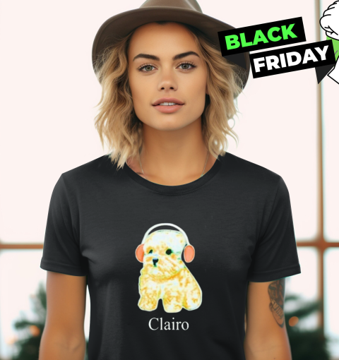 Clairo Dog With Headphones Women039S T Shirt