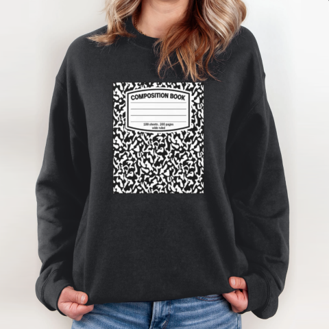 Composition Book Notebook Sweatshirt