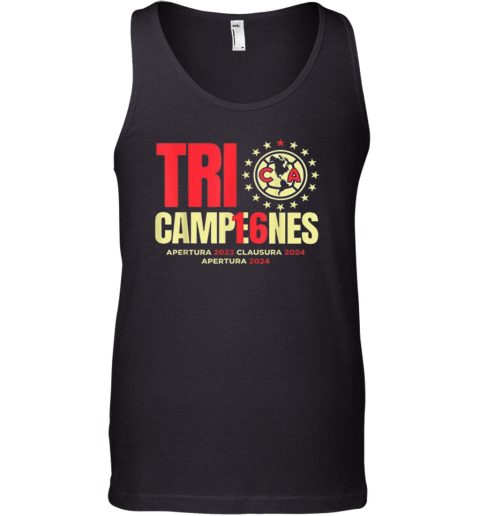 Club America Tri Champions Apertura 2024 Tank Top