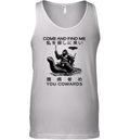 Come And Find Me You Cowards Japanese Funny Cryptid Tank Top