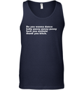 Do You Wanna Dance Baby Pussy Pussy Pussy Fuck You Asshole Tank Top