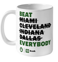 Boston Celtics Beat Everybody Ceramic Mug 11Oz