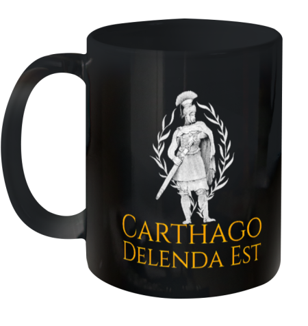 Carthago Delenda Est Latin Quotes Spqr Rome Ceramic Mug 11Oz