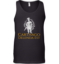 Carthago Delenda Est Latin Quotes Spqr Rome Tank Top