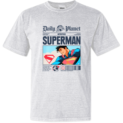 Daily Planet Superman Dyed Heavyweight T Shirt