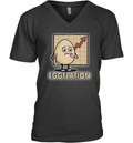 Eggflation Egg Inflation V Neck T Shirt