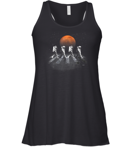 Elon Musk Wearing Astronauts In Walking In Space Occupy Mars Racerback Tank