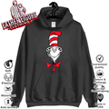 Dr Seuss The Cat In The Hat Face Hoodie