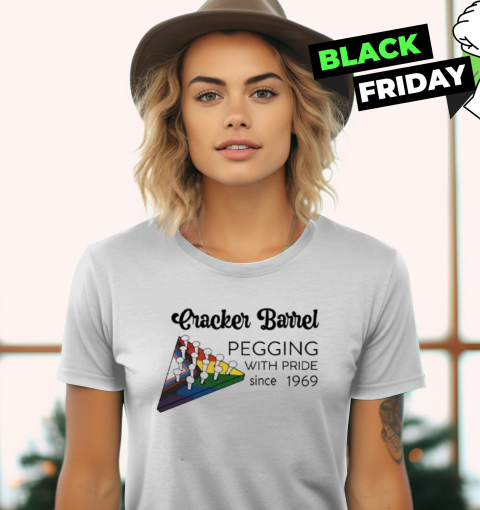 Cracker Barrel Pegging With Pride Since 1969 Women039S T Shirt
