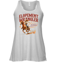 Cowgirl Elopement Wrangler All Behavior Is Communication Racerback Tank