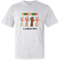 Everyone Is Welcome Here Idaho Teacher Dyed Heavyweight T Shirt