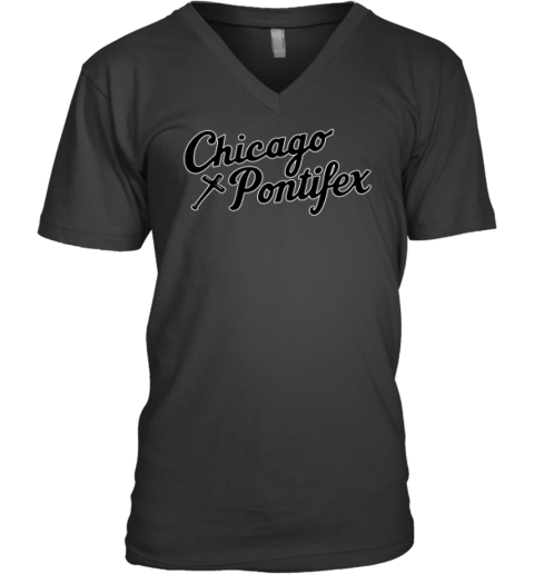 Chicago Pontifex V Neck T Shirt