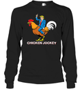 Chicken Jockey Funny Trump Long Sleeve T Shirt