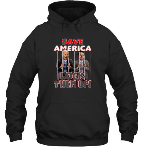 Corrupt Biden Family Lock Them Up Put Joe Amp Hunter Crooks In Jail Hoodie