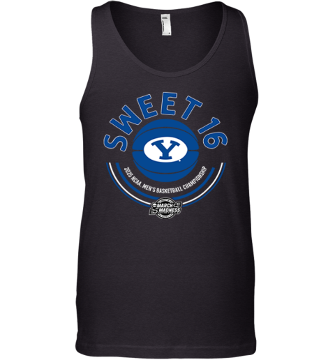 Byu Cougars Basketball 2025 March Madness Sweet Sixteen Tank Top