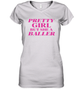 Angel Reese Pretty Girl But She A Baller Women039S V Neck T Shirt