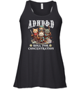 Adhdampd Roll For Concentration Racerback Tank