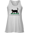 Cat I039Ll Tread Wherever I Want Racerback Tank