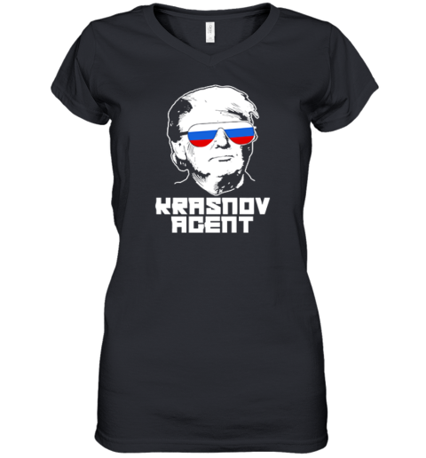 Agent Krasnov Trump Women039S V Neck T Shirt