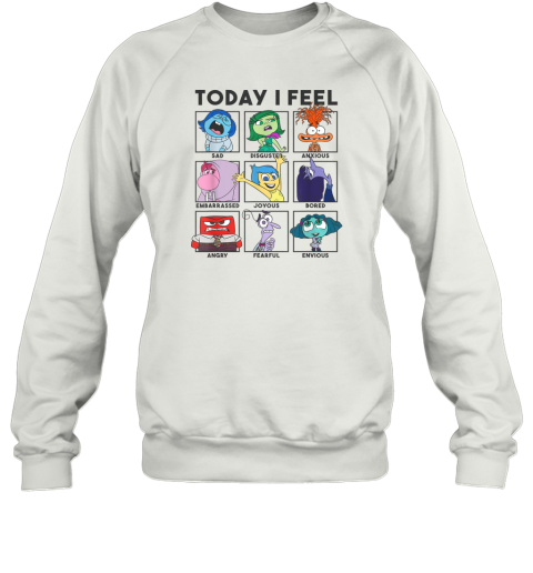 Disney Pixar Inside Out 2 Today I Feel Vintage Panels Sweatshirt