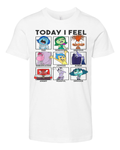 Disney Pixar Inside Out 2 Today I Feel Vintage Panels Premium Youth T Shirt