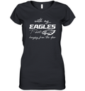 Eagles Shirt Hanging From The Door Women039S V Neck T Shirt