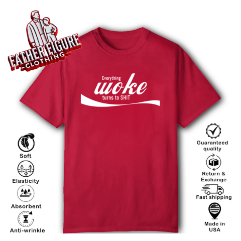 Everything Woke Turns To Shit T Shirt