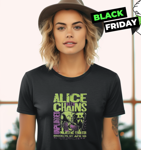 Alice In Chains Unplugged Dog Women039S T Shirt