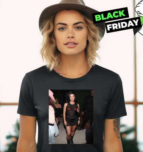 Charli D039Amelio Black Mesh Women039S T Shirt
