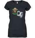 Co Exist And Resist Destruction Shirt Smoeky Bear Resist Women039S V Neck T Shirt