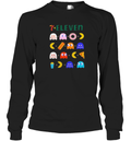 7 Eleven Pac Man Long Sleeve T Shirt
