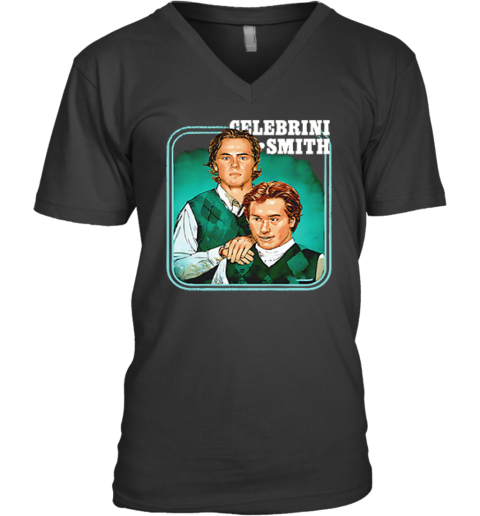 Celebrini Smith Step Brothers V Neck T Shirt