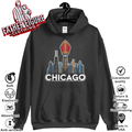 Chicago039S Pope Leo Catholic Pride Design Skyline With Hat Hoodie