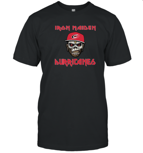 Carolina Hurricanes Iron Maiden Rock Band T Shirt