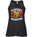 Burgers Are My Valentine Racerback Tank