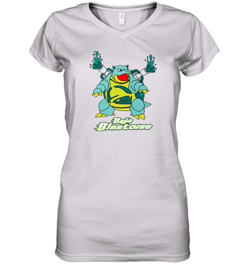 Baja Blastoise Turtle Women039S V Neck T Shirt