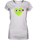 Cdg Play Heart Women039S V Neck T Shirt