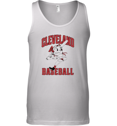 Cleveland Baseball Chief Wahoo Inspired Tank Top