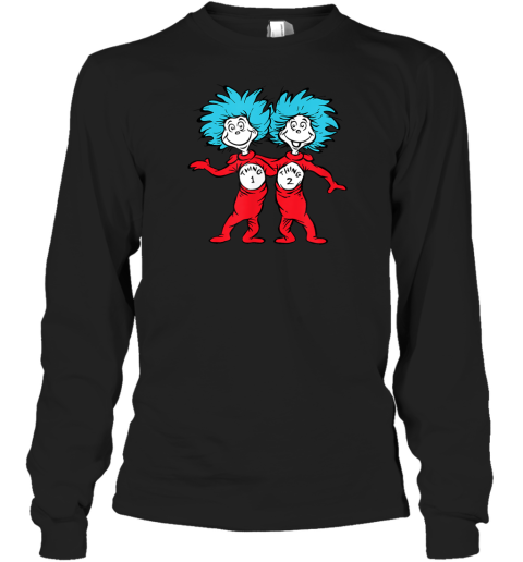 Dr Seuss Thing 1 Thing 2 Buddies Long Sleeve T Shirt