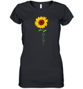 8647 Subtle Anti Trump 86 47 Floral Boho Women039S V Neck T Shirt
