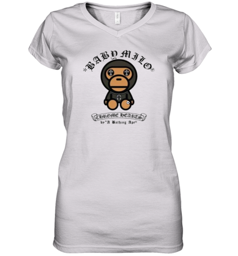 Chrome Hearts A Bathing Ape Baby Milo Women039S V Neck T Shirt