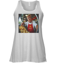 Donald Trump Makes Fries At Mcdonald039S Racerback Tank