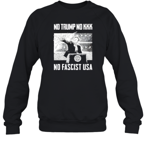 Elon Musk No Trump No Kkk No Fascist Usa Sweatshirt