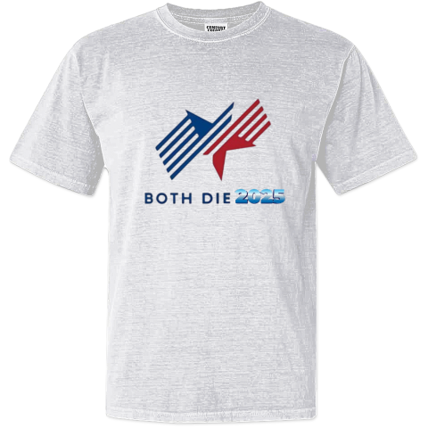 Both Die 2025 Logo Dyed Heavyweight T Shirt