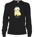 Clairo Dog With Headphones Long Sleeve T Shirt