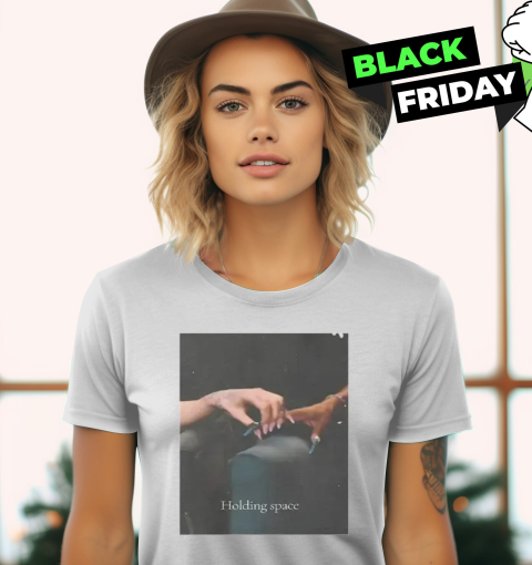 Ariana Holding Cynthia Finger Holding Space Wicked Women039S T Shirt