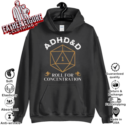 Adhdampd Roll For Concentration Dampd Hoodie