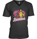 Deadpool Wolverine Besties Forever V Neck T Shirt