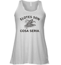 Elotes Son Cosa Seria Serious About Corn Spanish Racerback Tank